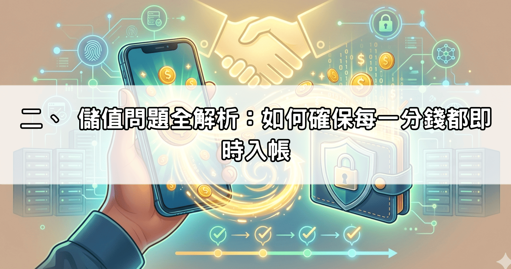 二、 儲值問題全解析：如何確保每一分錢都即時入帳